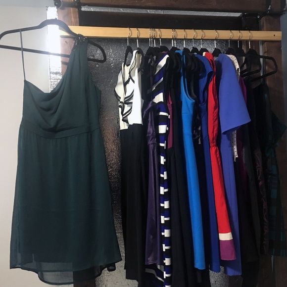 Smart Set โฆ One Shoulder Unworn Midi Green Dress (size 6) - Picture 6 of 6